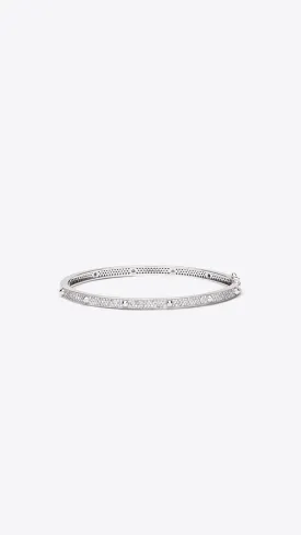 14k White Gold and Diamond Bracelet