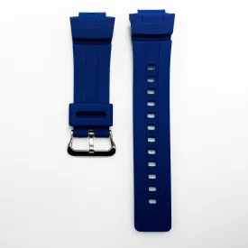 16 MM Silicone Watch Band Blue Color Quick Release Regular Size G Shock Casio Watch Strap