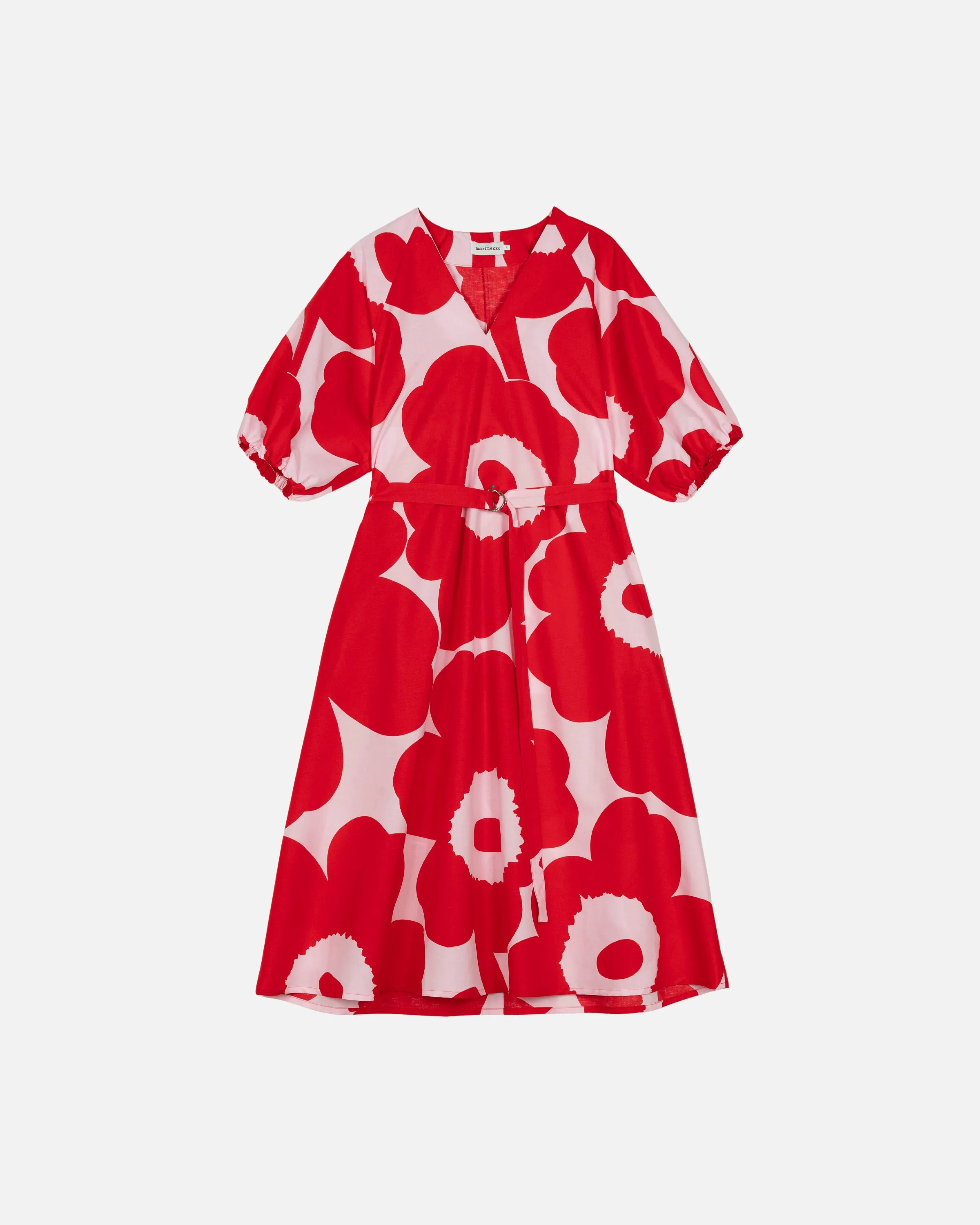 Aiva Unikko Cotton Linen Dress 126cm