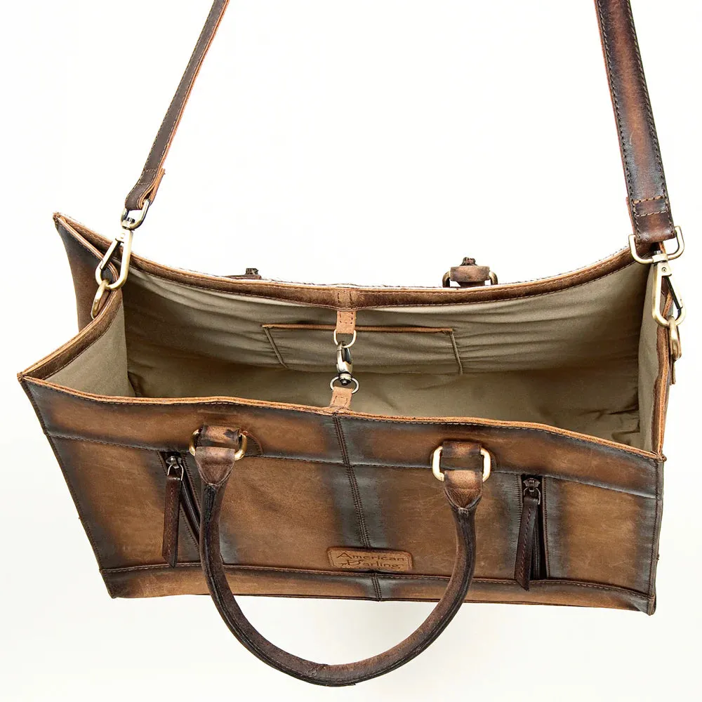 American Darling Hair-on-Hide Leather Concealed Carry Tote Bag