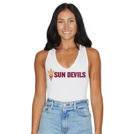 Arizona State ASU White Bodysuit