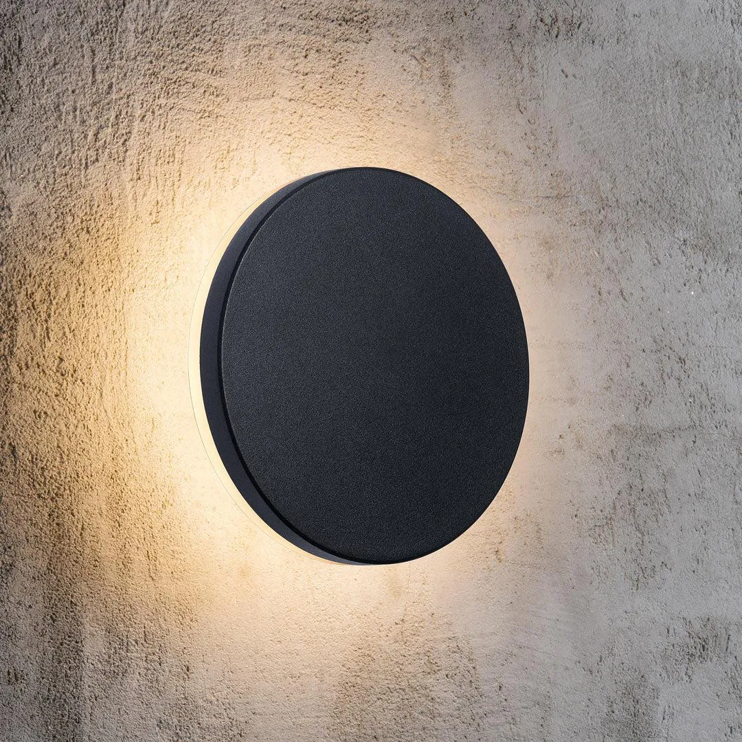 Artego Round Wall Light Black- Nordlux