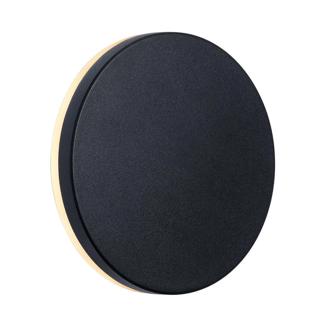 Artego Round Wall Light Black- Nordlux