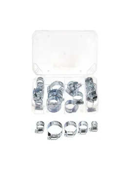 Assortment Of Hose Clips, 26 Pieces