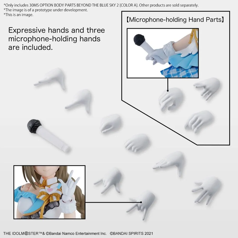 Bandai 30 Minutes Sisters 30MS The Idolmaster: Shiny Colors Option Body Parts Beyond the Blue Sky 2 (Color A) Accessory Model Kit