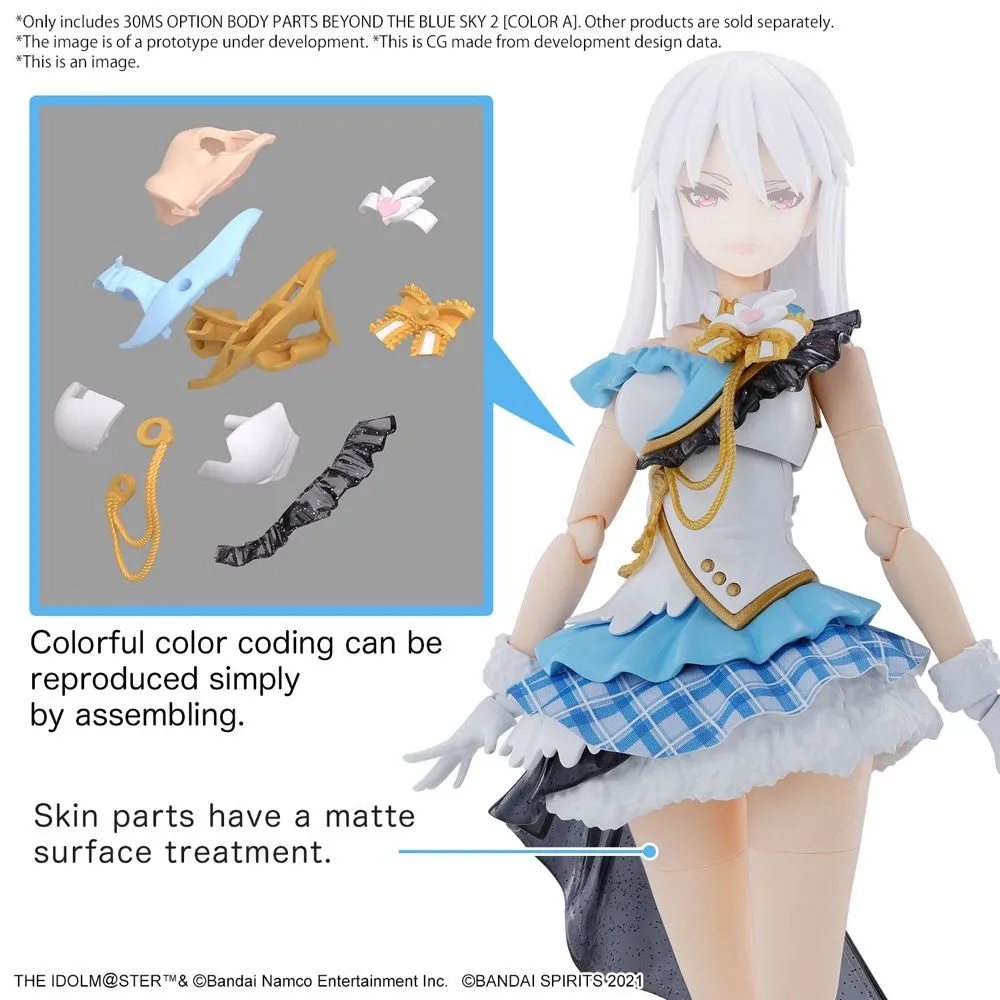 Bandai 30 Minutes Sisters 30MS The Idolmaster: Shiny Colors Option Body Parts Beyond the Blue Sky 2 (Color A) Accessory Model Kit