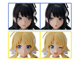 Bandai 30 Minutes Sisters 30MS The Idolmaster: Shiny Colors Option Hair Style & Face Parts (Kazano Hiori & Hachimiya Meguru) Accessory Model Kit