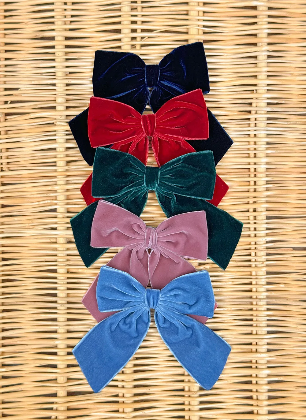 Big Bow Velvet Clip