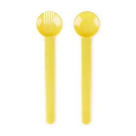 Bodum Recycled Plastic Salad Servers - Set of 2 - Yellow