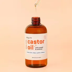 Castor Oil 100% Pure - For Hair, Skin, Nails, Lashes & Brows