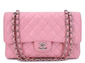 Chanel 2006 Vintage Pink Caviar Medium Classic Double Flap Bag SHW