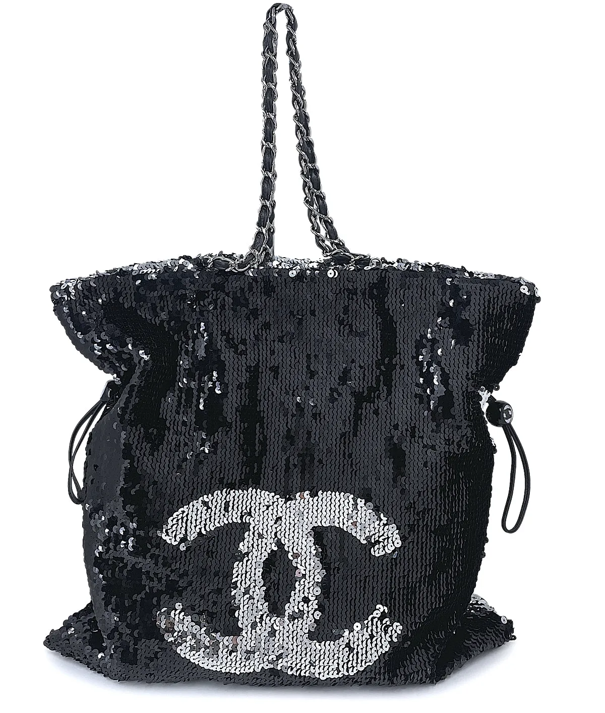 Chanel 2008 Limited XL Summer Nights Reversible Sequin Tote Bag