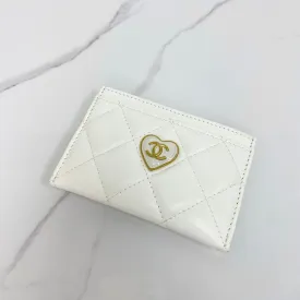 Chanel Heart Card Holder