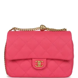 Chanel Medium Sweetheart Crush Flap Bag Pink Caviar Antique Gold Hardware