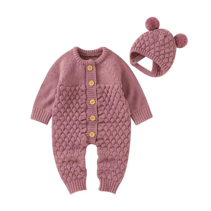 Cozy Cable Knit Baby Winter Ensemble