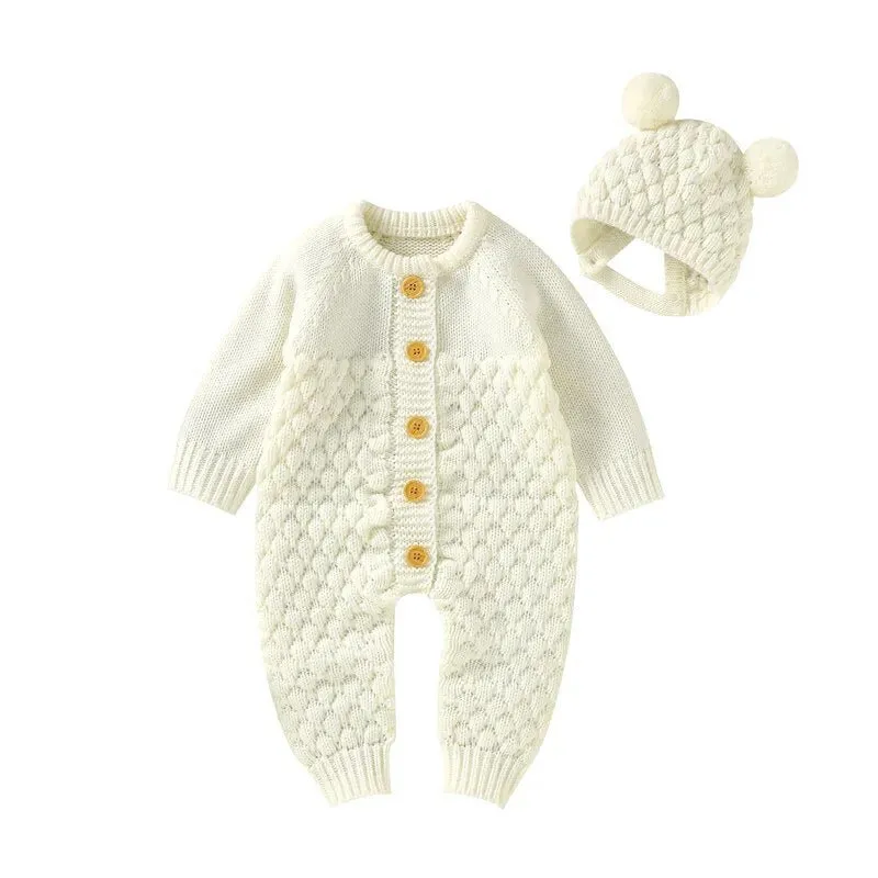 Cozy Cable Knit Baby Winter Ensemble