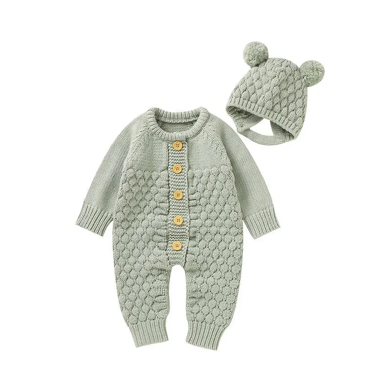 Cozy Cable Knit Baby Winter Ensemble