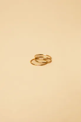 Dainty Stoned Ring Set