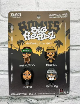 DGA Collectibles- BIG HEADZ Enamel PIN Set - Series #2