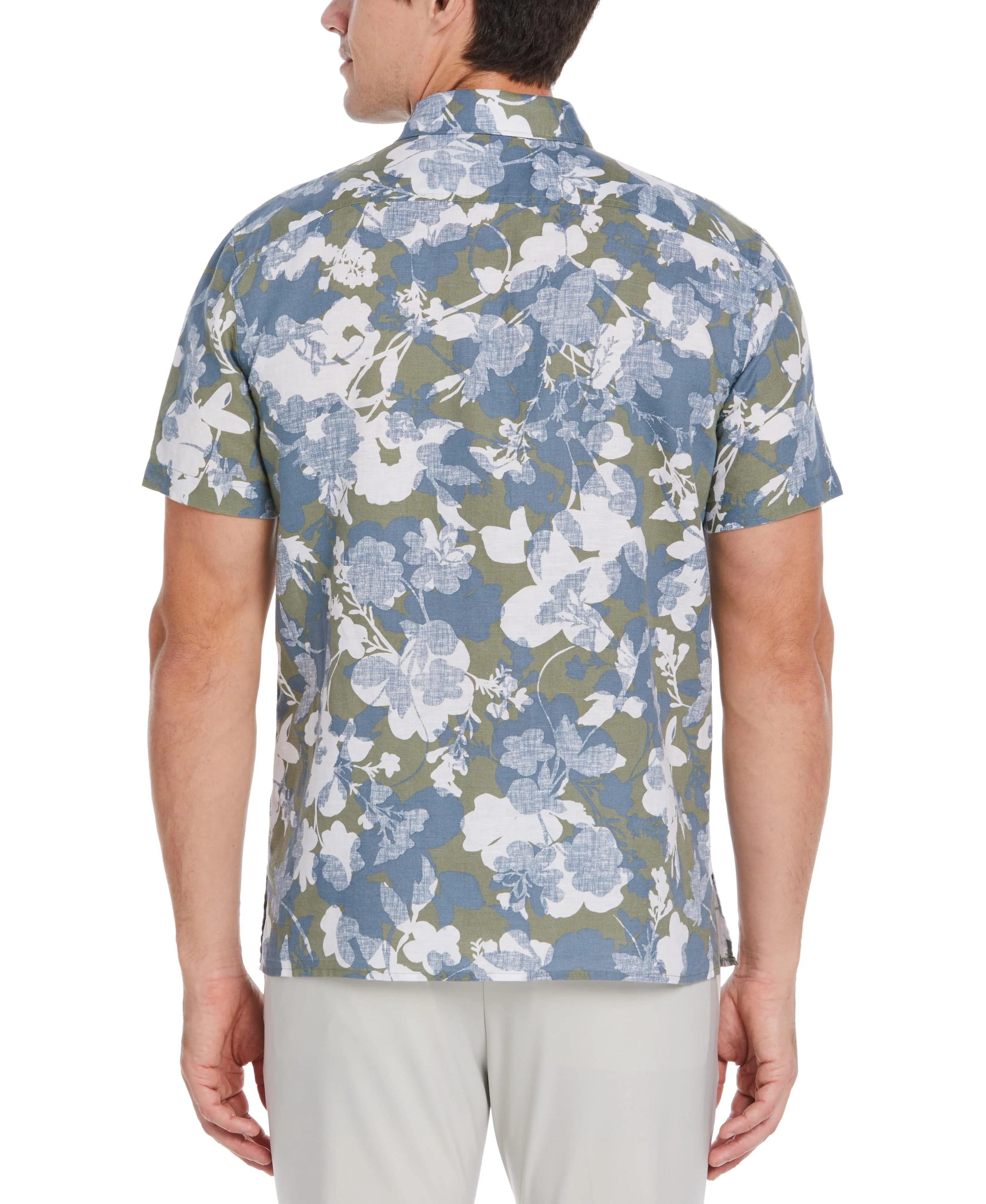 Dobby Printed Short Sleeve Shirt