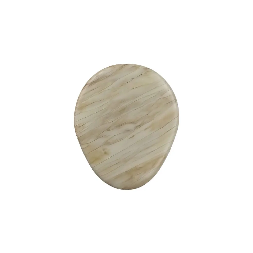 Drop Shape Cream Colour Downhole Decorative Poly Buttons