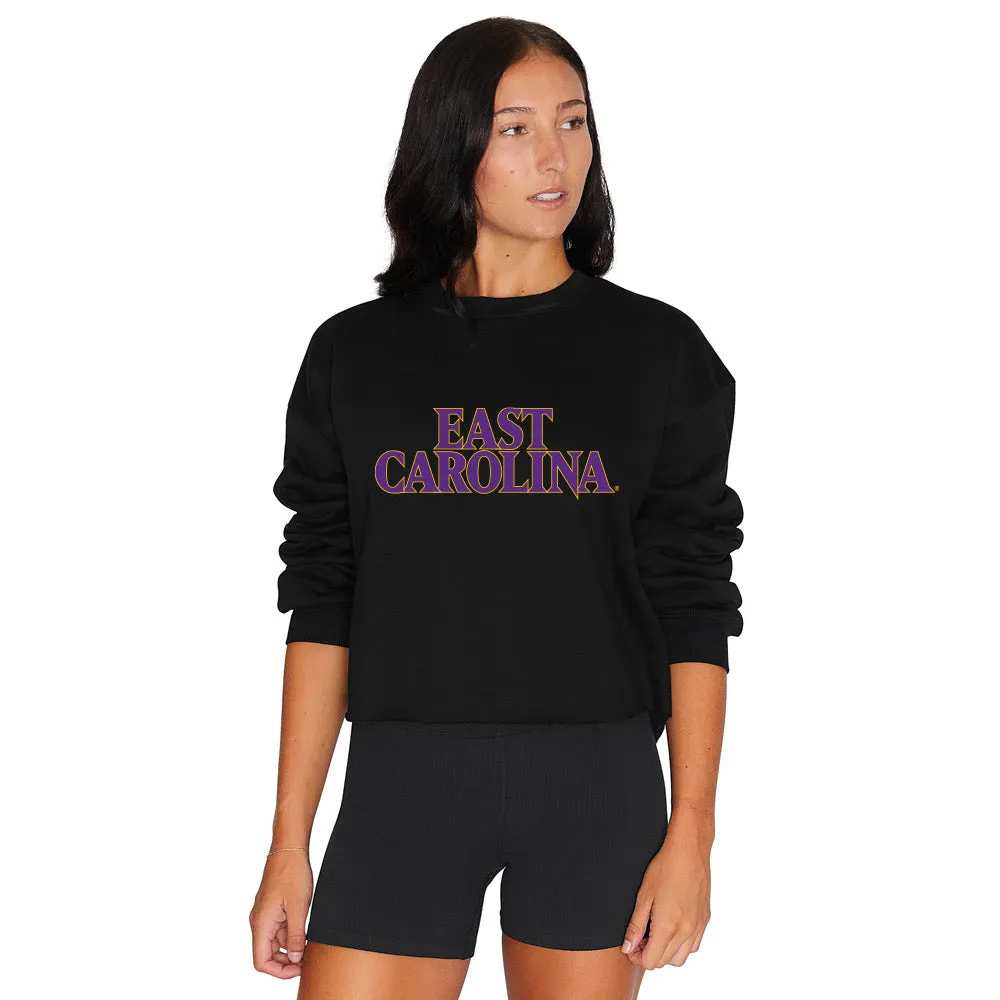 ECU Pirates Black Crewneck