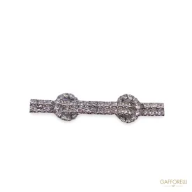 Elegant Hook in Crystal Rhinestones 3452 g - Gafforelli Srl