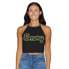 Emory Black Halter Top