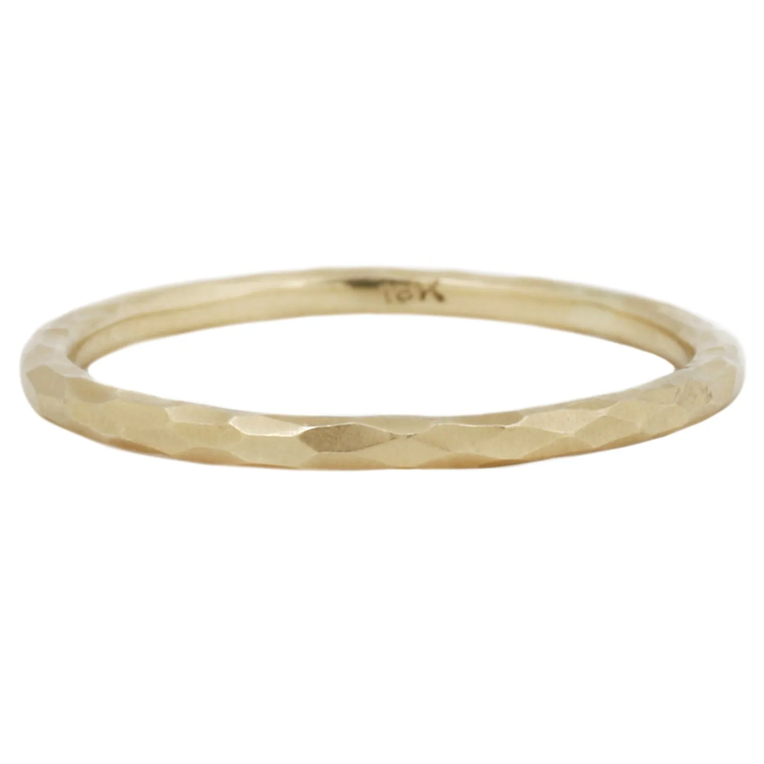 Faceted Gold Band