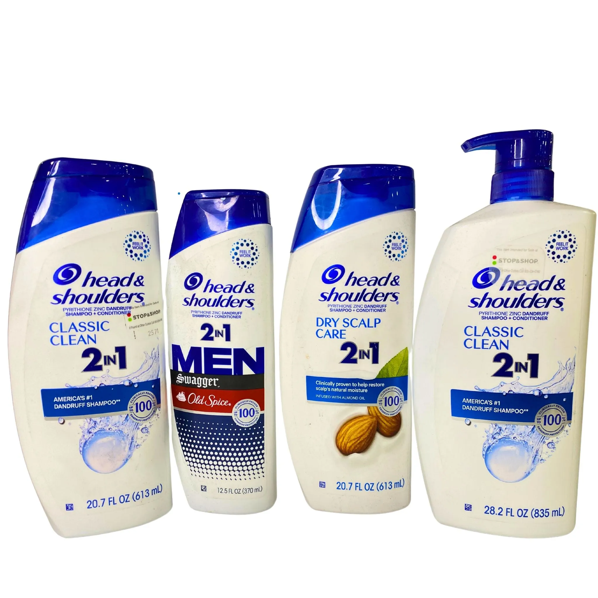 Head & Shoulders 2 IN 1 Assorted Mix different Scents & Sizes (50 Pcs Lot)