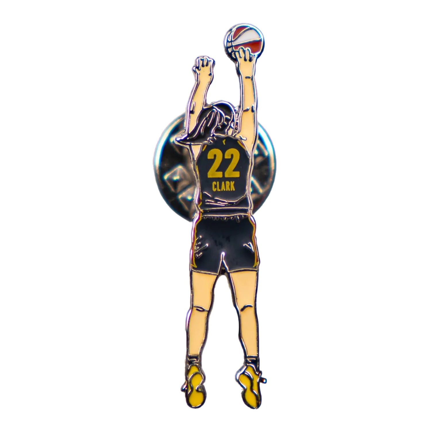 Indiana Fever Caitlin Clark #22 Jumper Lapel Pin in Navy by PSG