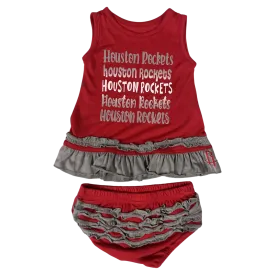 Infant Houston Rockets Colosseum Ruffle Toons Dress Set