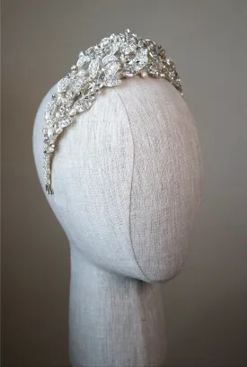 KATE CORONATION Freshwater Pearl and Crystal Bridal Tiara