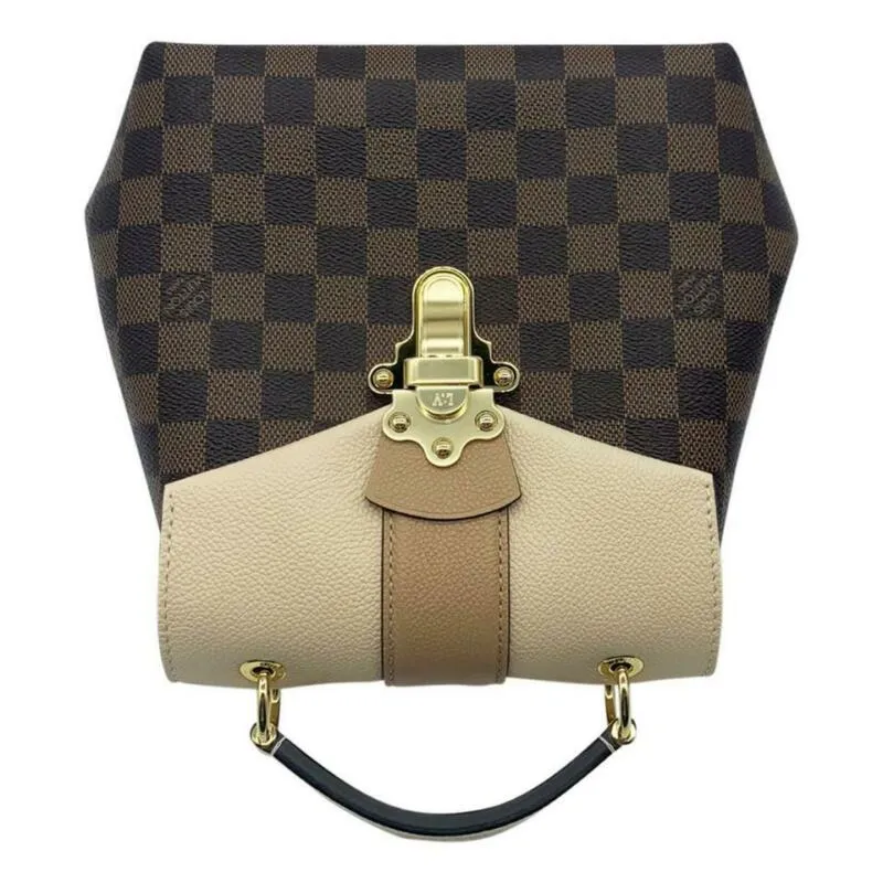 Louis Vuitton Clapton Creme Brown Damier Ébène Canvas Backpack