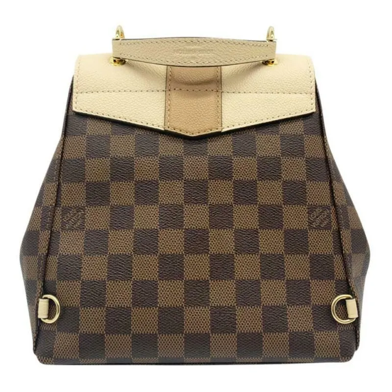 Louis Vuitton Clapton Creme Brown Damier Ébène Canvas Backpack