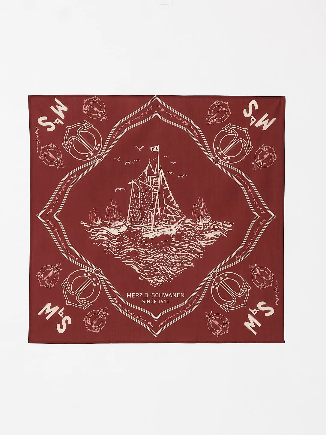 Merz b. Schwanen, Cotton Bandana, Chestnut