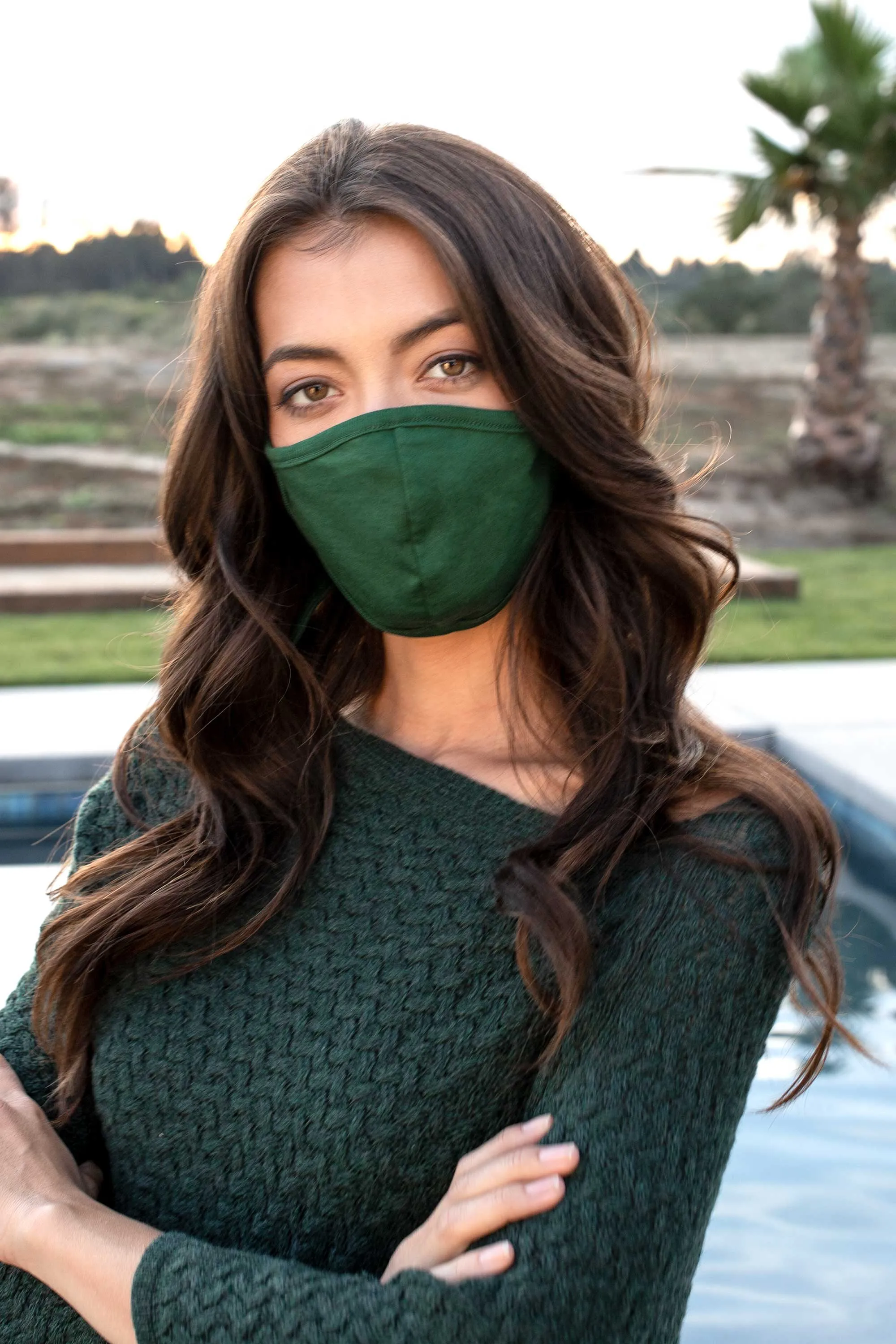 Organic Cotton Masks - 5 Pack, Tie-back