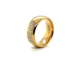 Polished Yellow Gold Band Ring (8MM)