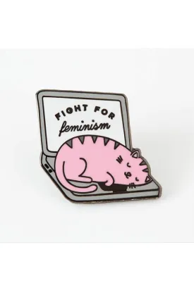 Punky Pins Fight for Feminism Enamel Pin