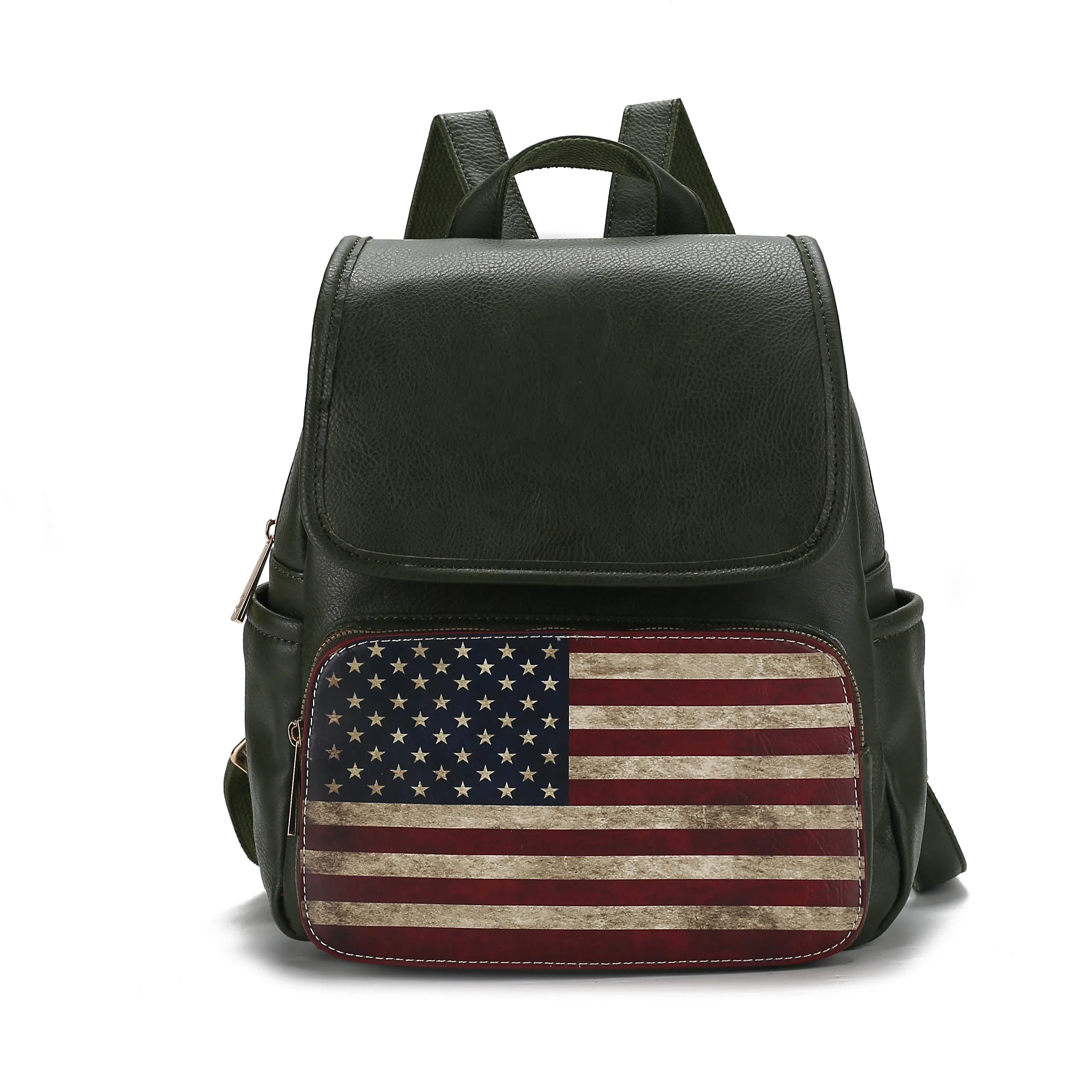 Regina Printed Flag Backpack