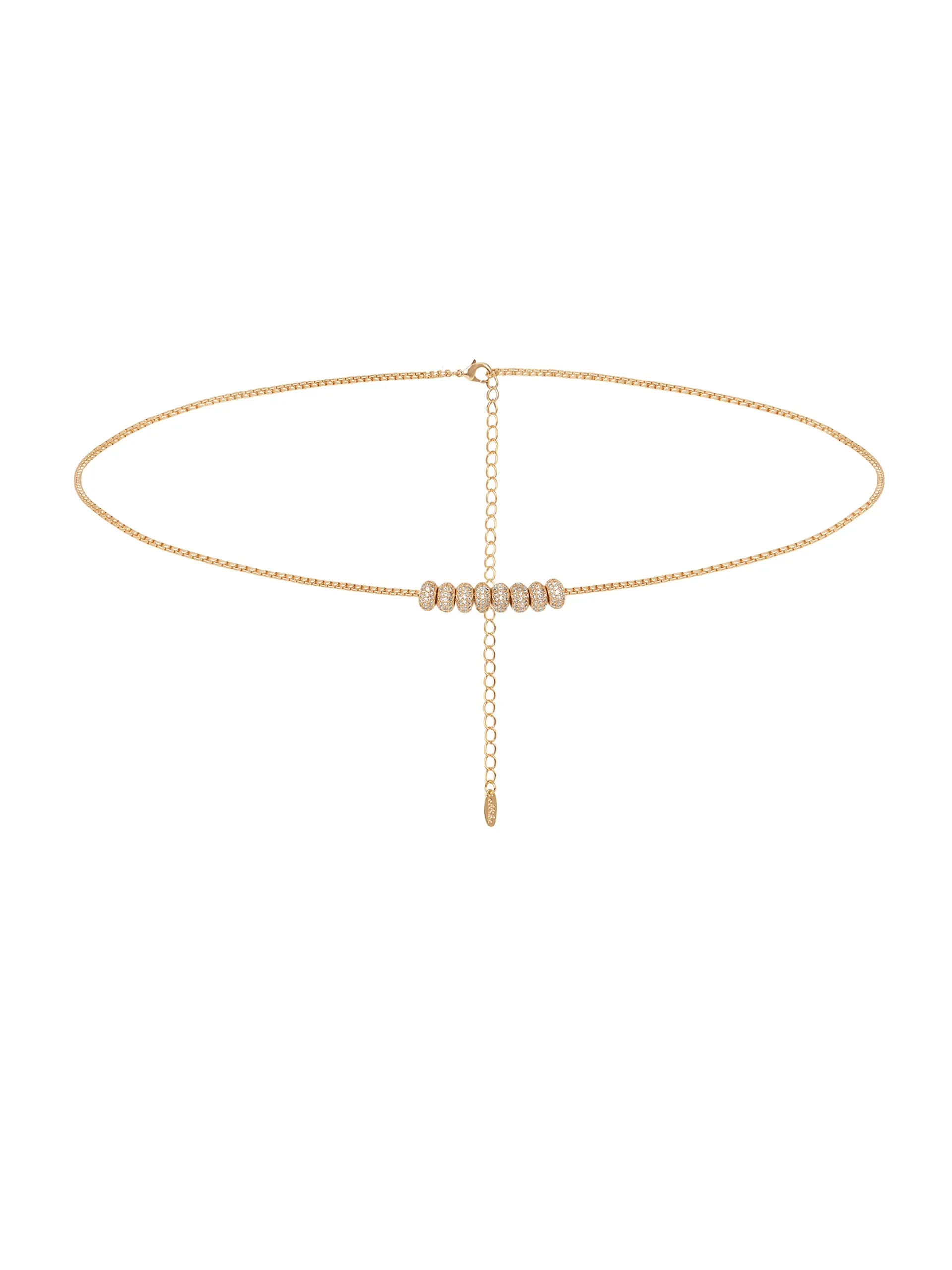 Single Strand Gold Plated Body Chain