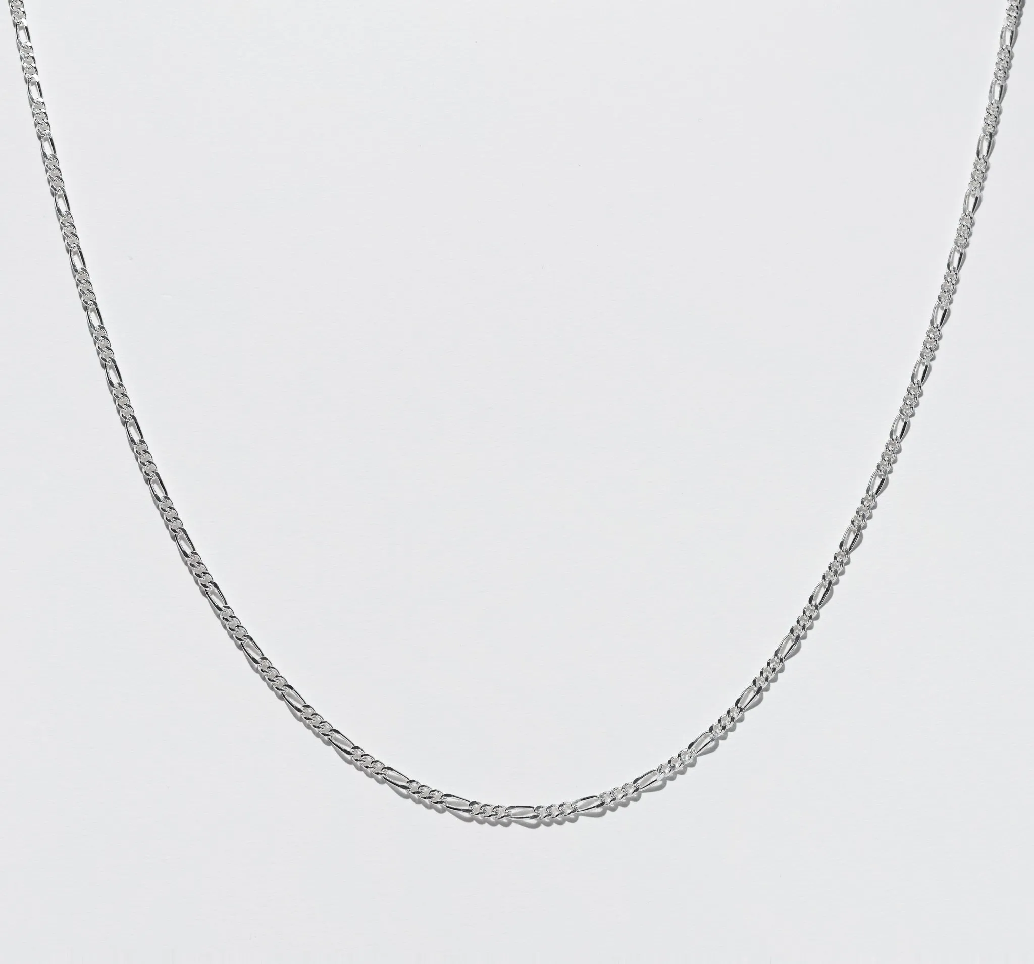 Sterling Silver Figaro Chain - Polished 3.5mm