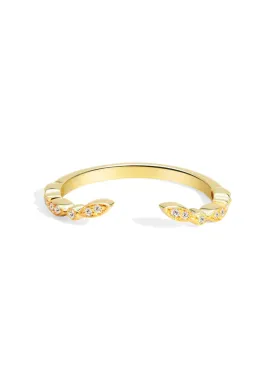 The Garland Yellow Gold Diamond Band