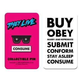 They Live Variant Enamel Pin Consume/ Glasses