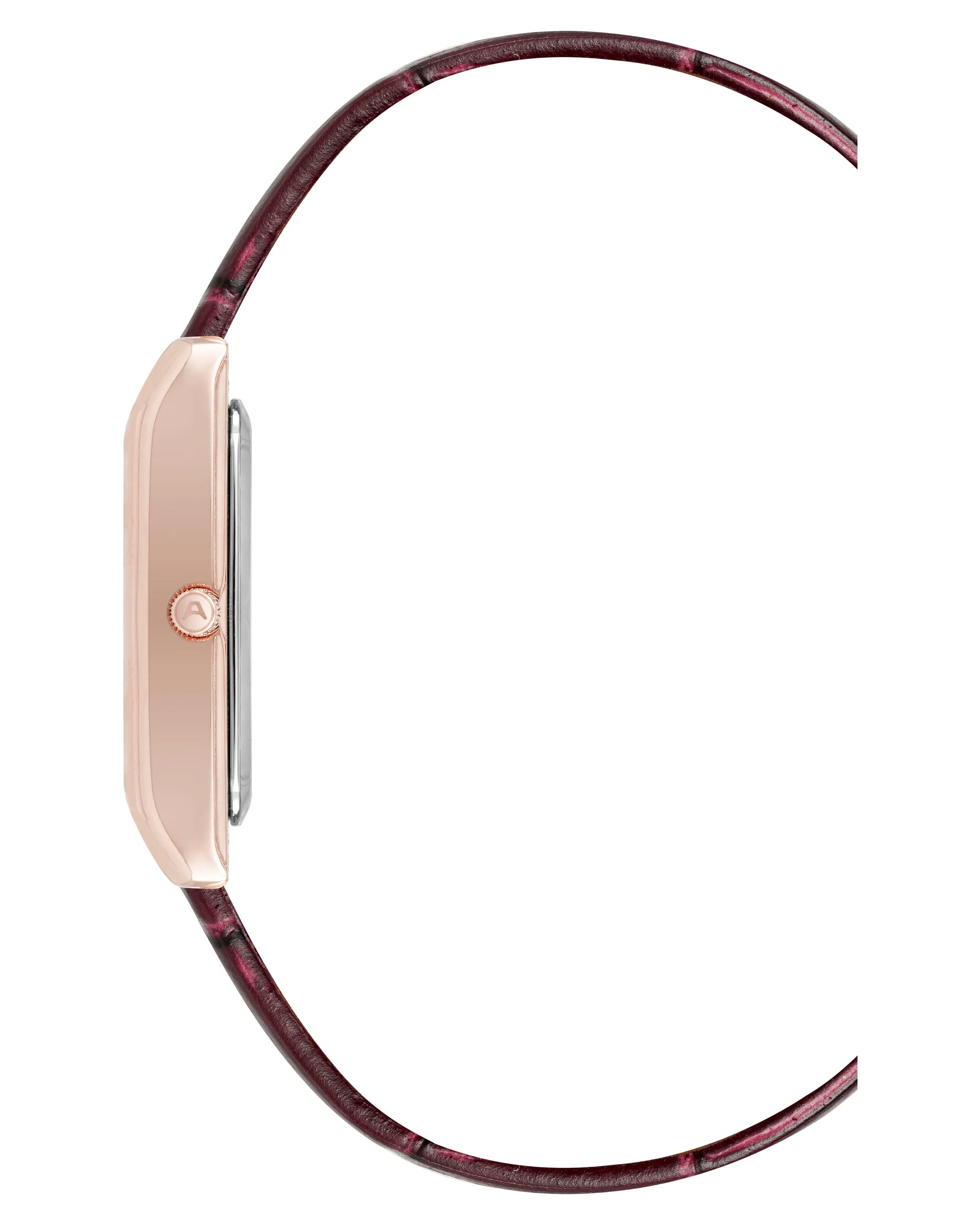 Tilly™ | 20mm, Rose Gold/Burgundy