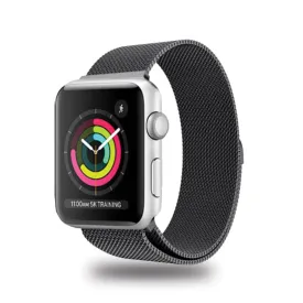 Tough On Apple Watch Band Series 1 / 2 / 3 38mm Tough Strap Aluminum Black