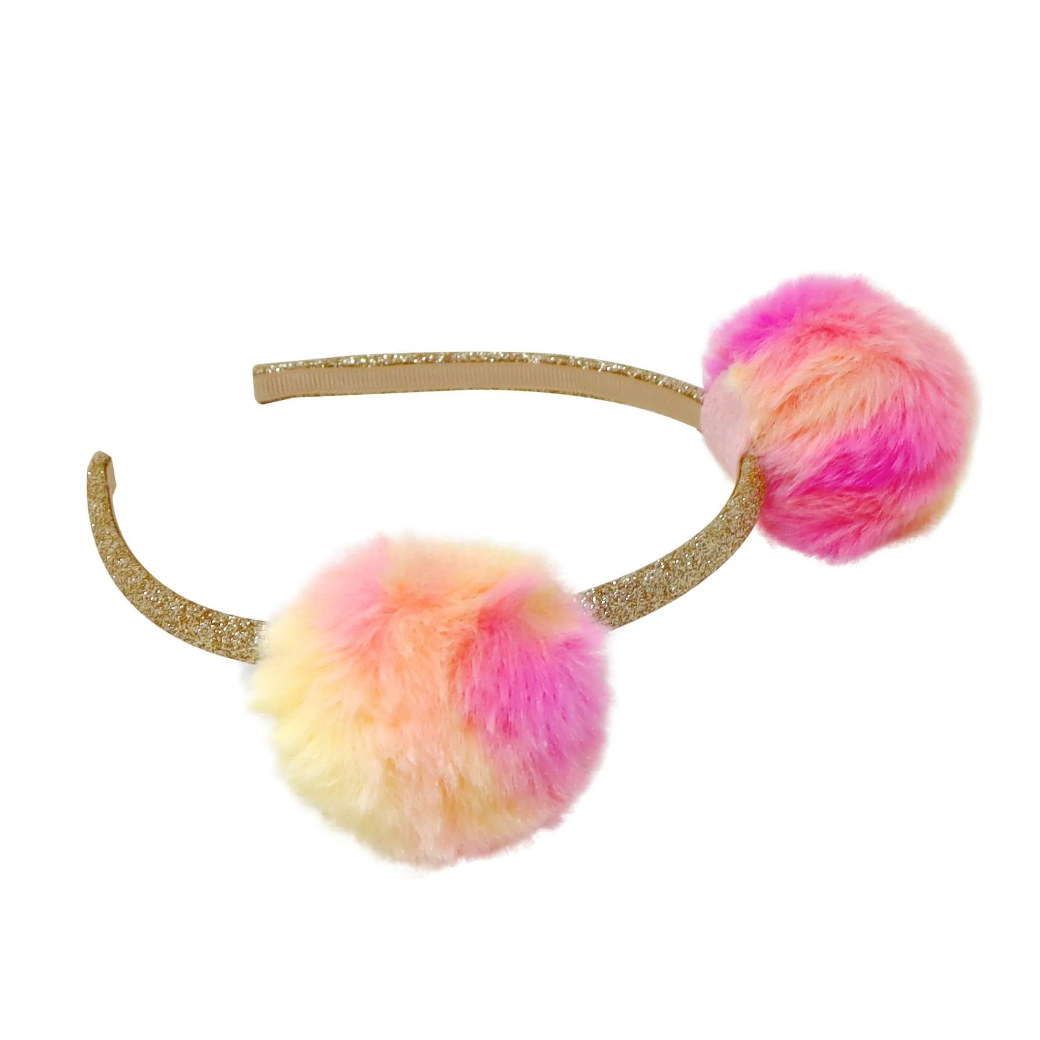 Twin Fluffy Pom Pom Headband