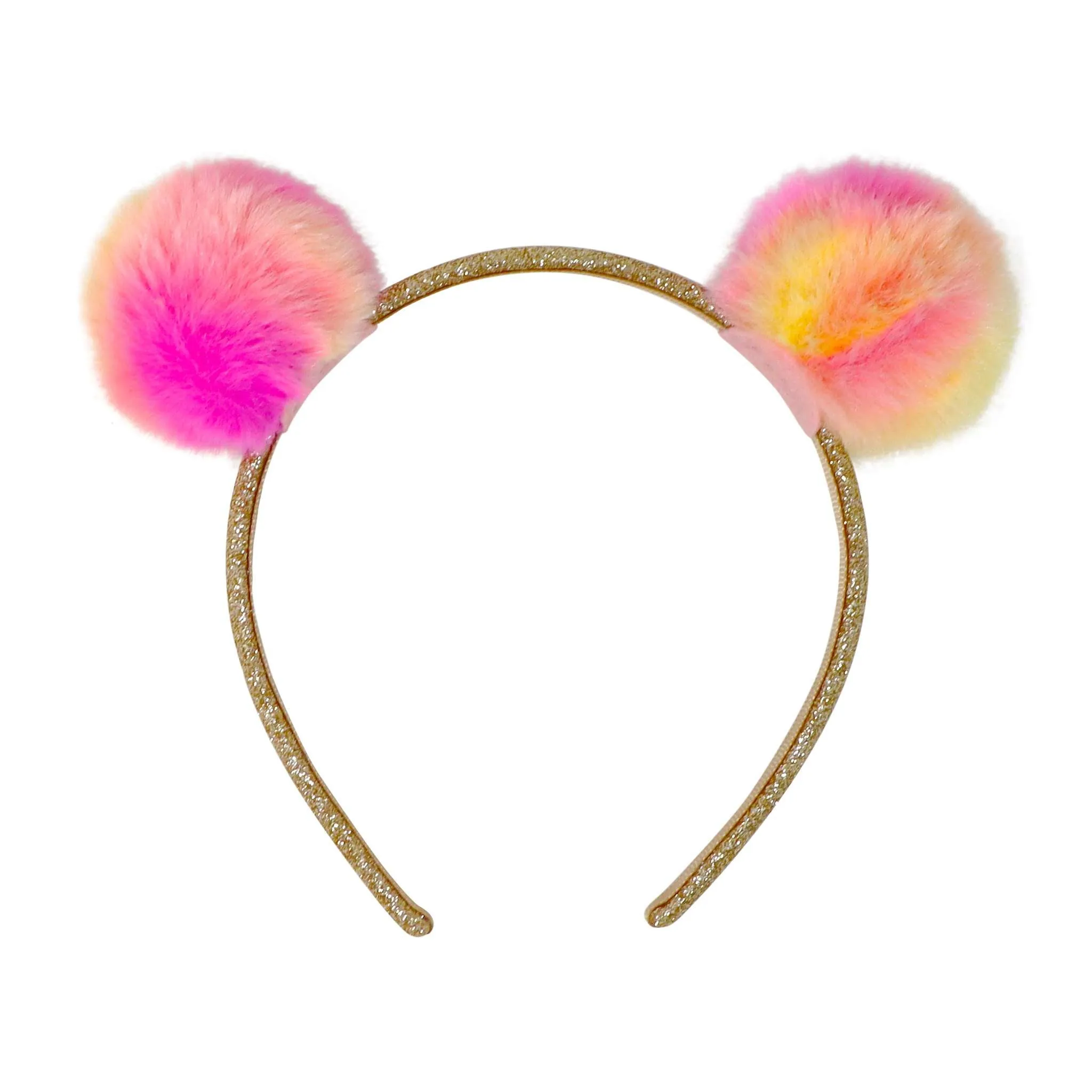 Twin Fluffy Pom Pom Headband