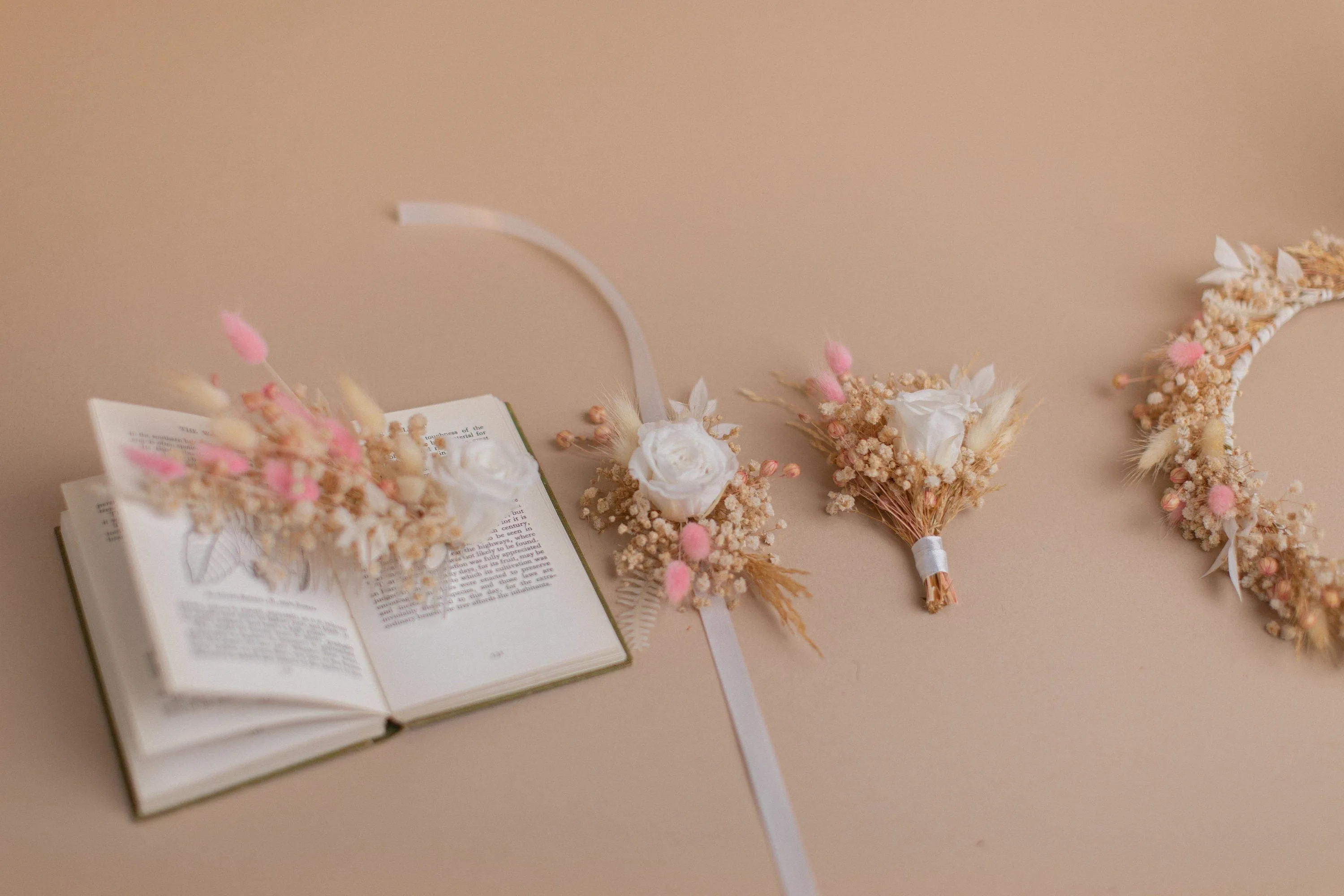 Wildflower Pastel Bridal Comb / Wedding Hair Accessory